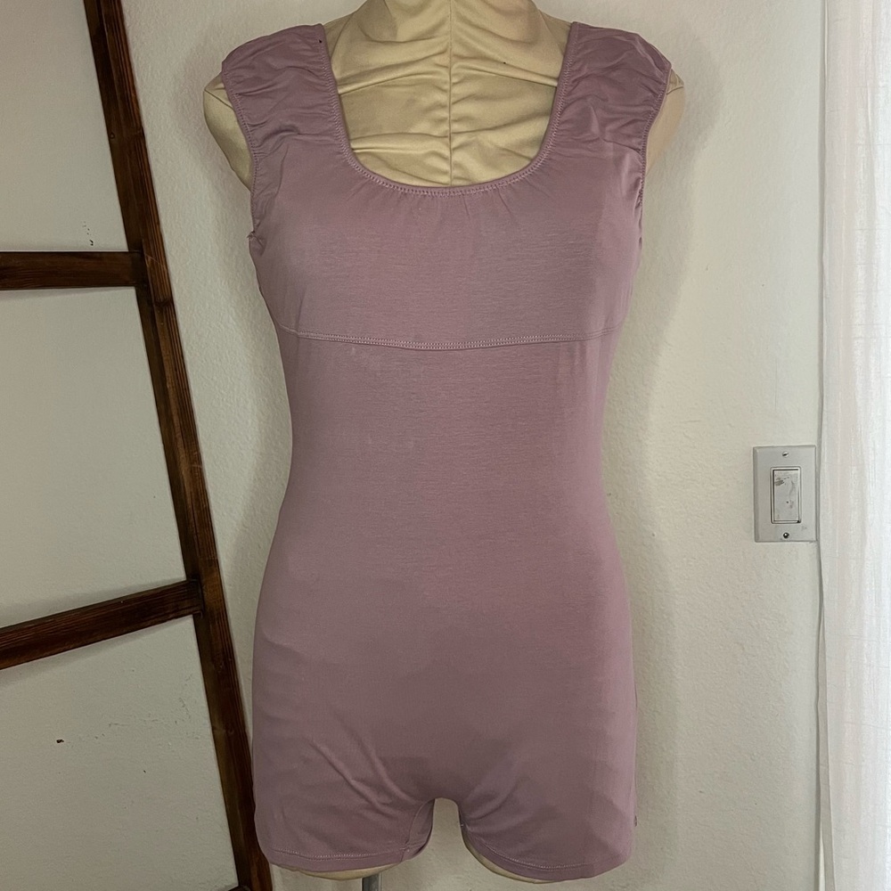 NEW FREE PEOPLE Weekend Friend Shortie Women's Romper In Lilac Size M - Picture 4 of 12